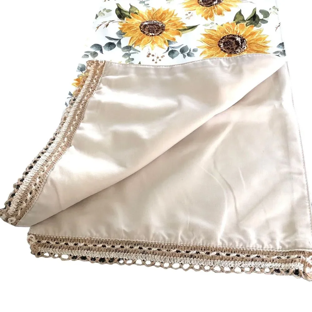 Robert Stanley 4 Napkins and Table Runner Fall Country Sun Flower Unused READ